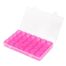 Load image into Gallery viewer, 28 Grids Jewelry Box Diamond  Crystal Bead Organizer Storage Case
