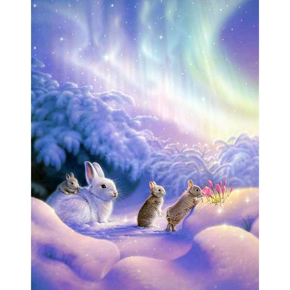 Animal - Full Drill Round Drill - 40x30cm