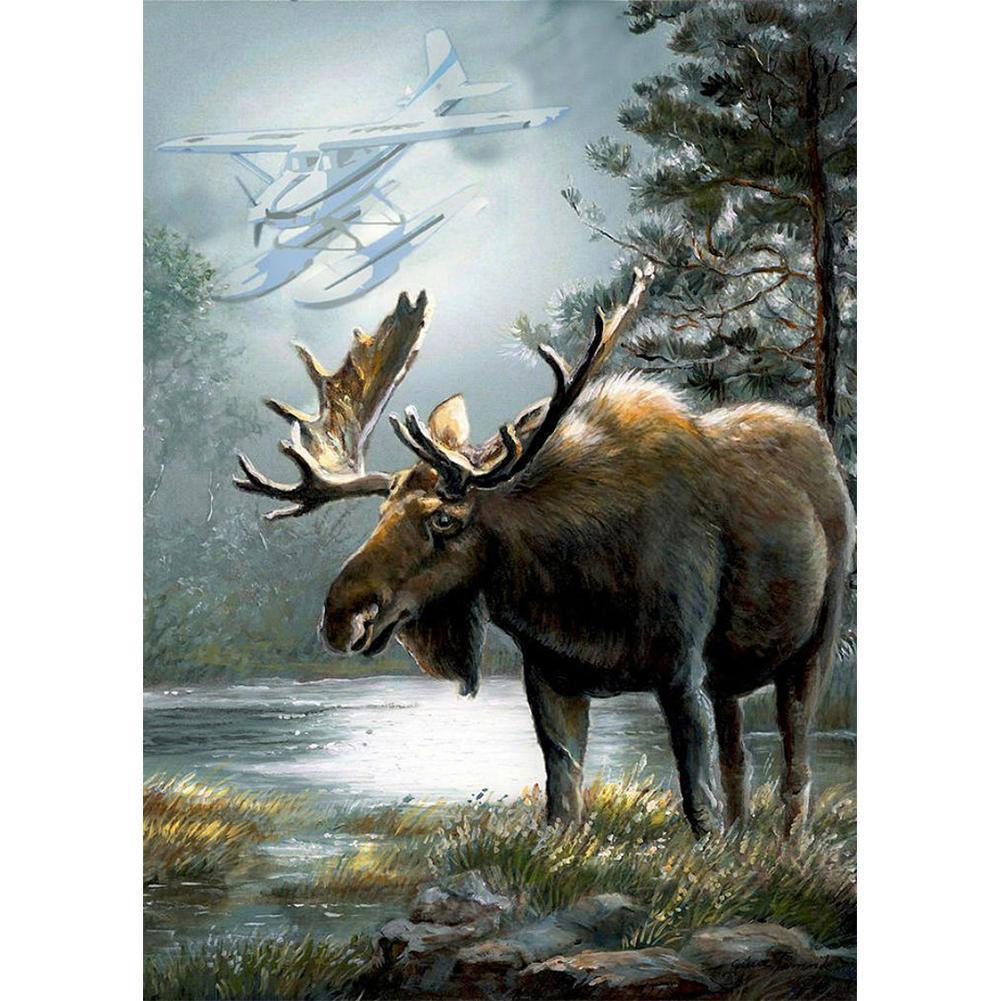 Animal - Full Drill Round Drill - 30x40cm