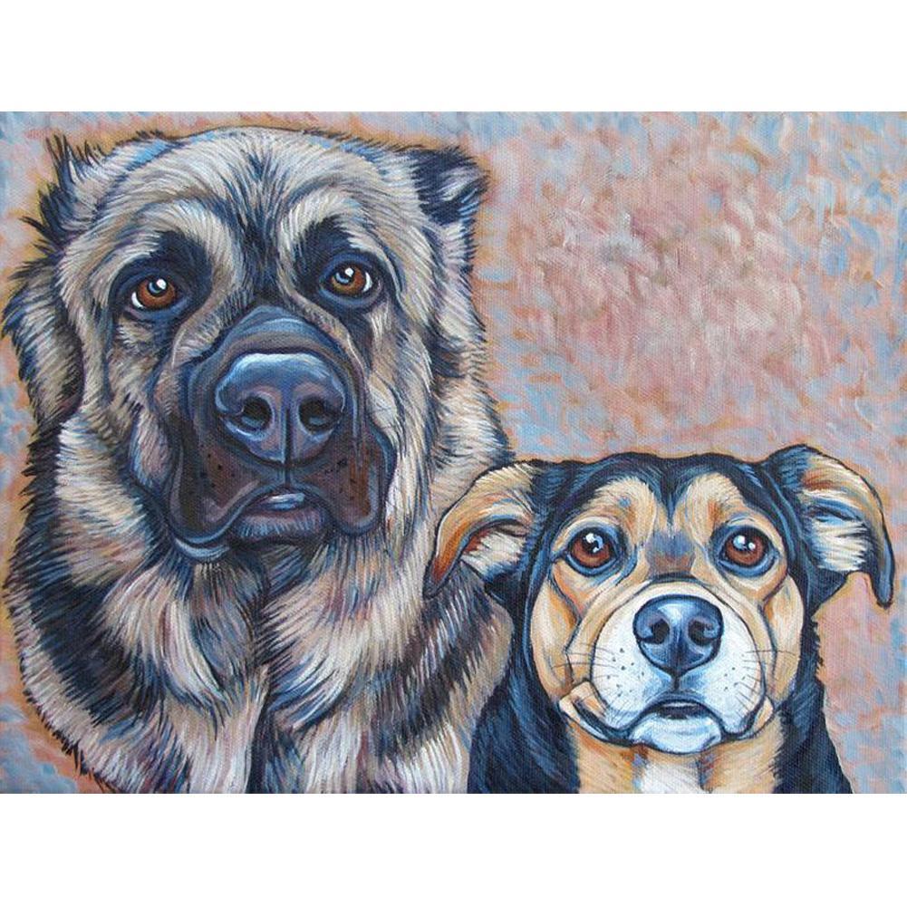 Animal - Full Drill Round Drill - 40x30cm