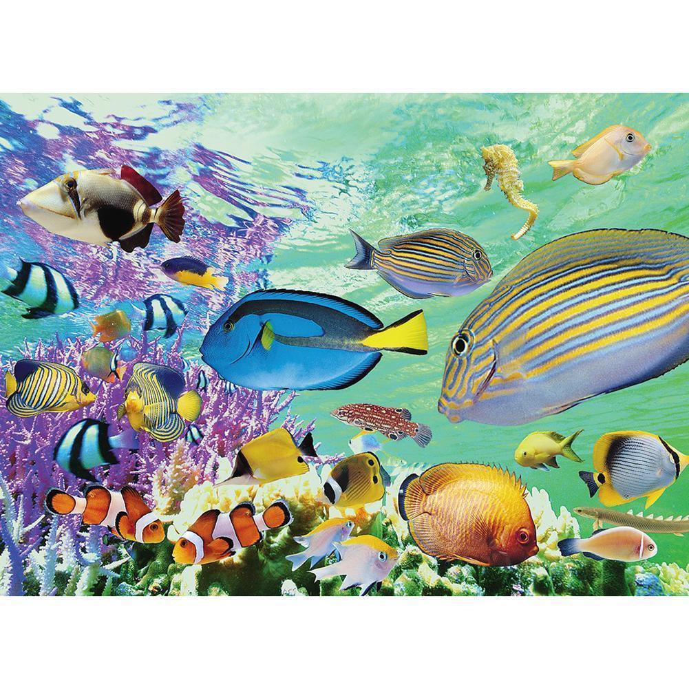 Animals  - Full Drill Round Drill - 40x30cm