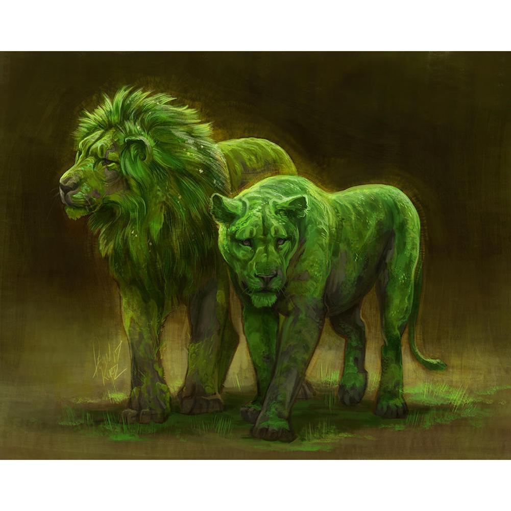 Animals  - Full Drill Round Drill - 40x30cm