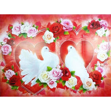 Load image into Gallery viewer, Flower - Full Drill Round Drill - 40x30cm
