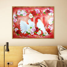 Load image into Gallery viewer, Flower - Full Drill Round Drill - 40x30cm
