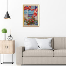 Load image into Gallery viewer, Independence Day  - Full Drill Round Drill - 30x40cm
