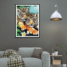 Load image into Gallery viewer, Cute Animals  - Full Drill Round Drill - 40x30cm
