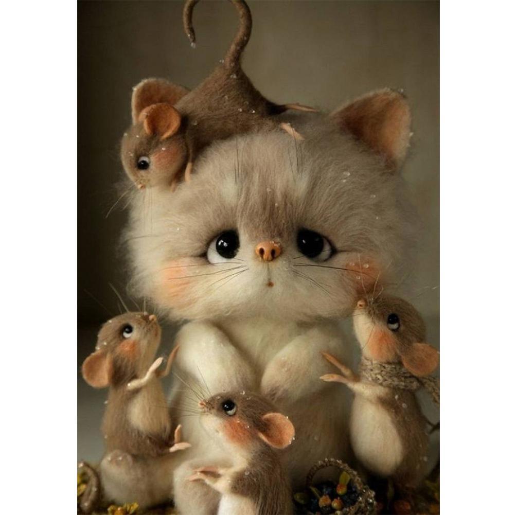 Animals  - Full Drill Round Drill - 40x30cm