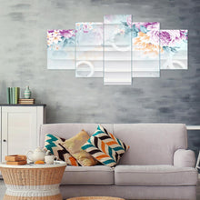 Load image into Gallery viewer, 5pcs/set Flower - Full Drill Round Drill Painting - 95x45cm
