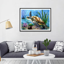 Load image into Gallery viewer, Sea Turtle - Full Diamond Painting - 40x30cm
