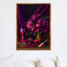 Load image into Gallery viewer, Flower - Full Drill Round Drill - 40x30cm
