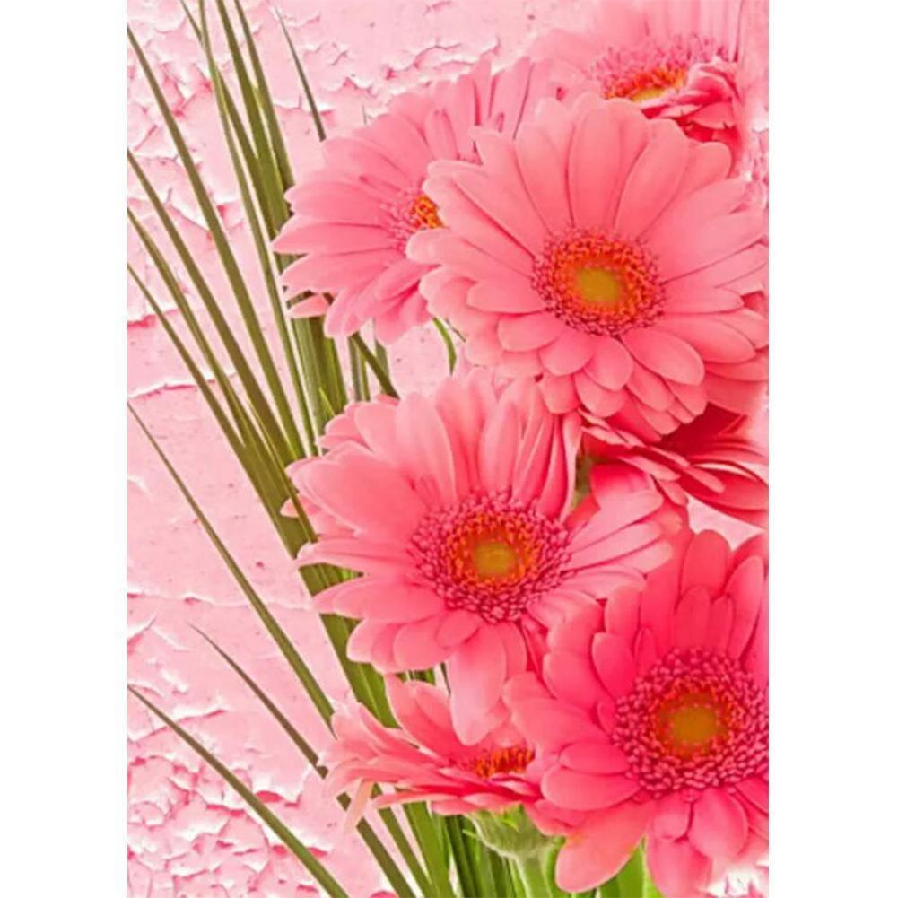 Flower - Full Drill Round Drill - 30x40cm