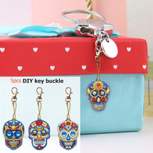 Load image into Gallery viewer, 4pcs Skull DIY Keychain
