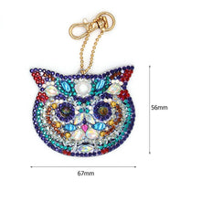 Load image into Gallery viewer, 4pcs Cat DIY Keychain
