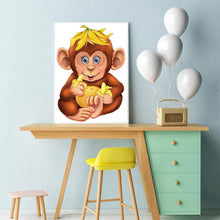 Load image into Gallery viewer, Monkey  - Full Drill Round Drill - 30x40cm
