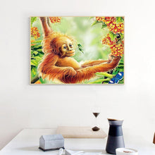 Load image into Gallery viewer, Monkey  - Full Drill Round Drill - 30x40cm
