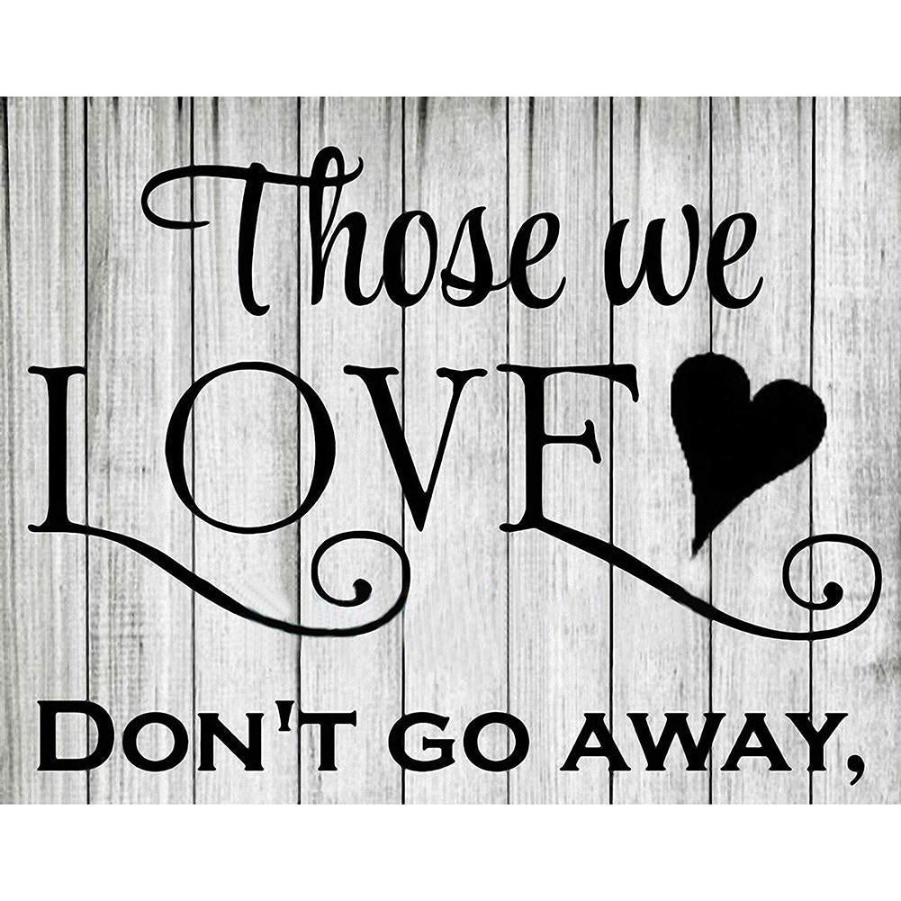 Letter  - Full Drill Round Drill - 35x25cm