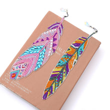 Load image into Gallery viewer, DIY Diamond Painting-Feather Bookmark
