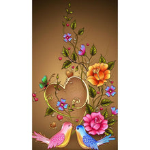 Load image into Gallery viewer, Flower Butterfly  - Full Drill Round Drill - 30x48cm
