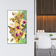 Load image into Gallery viewer, Flower Butterfly  - Full Drill Round Drill - 30x48cm
