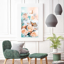 Load image into Gallery viewer, Flower Butterfly  - Full Drill Round Drill - 30x37cm
