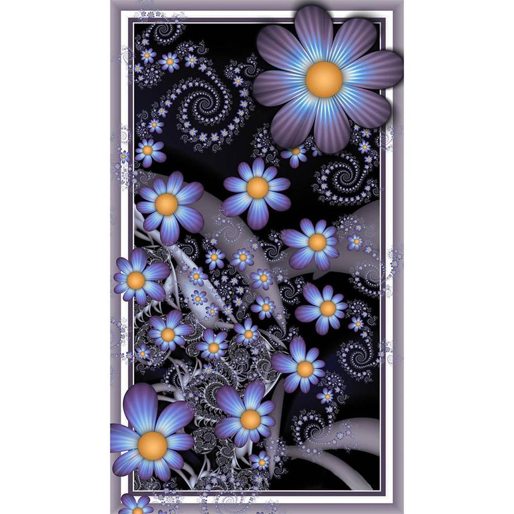 Flower Butterfly  - Full Drill Round Drill - 30x40cm