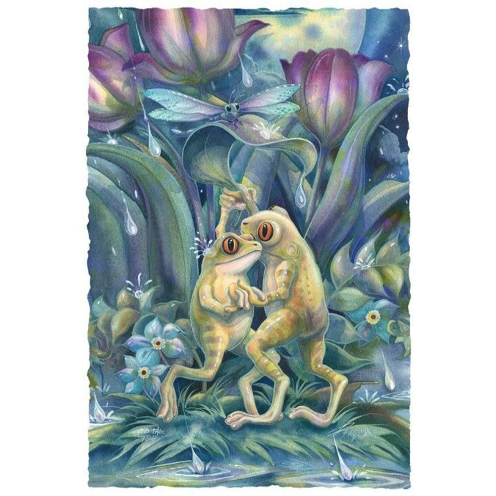 Animal - Full Drill Round Drill - 40x30cm