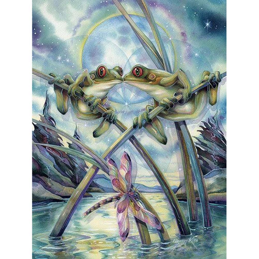 Animal - Full Drill Round Drill - 40x30cm