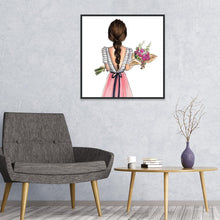 Load image into Gallery viewer, Girl  - Full Drill Round Drill - 30x30cm
