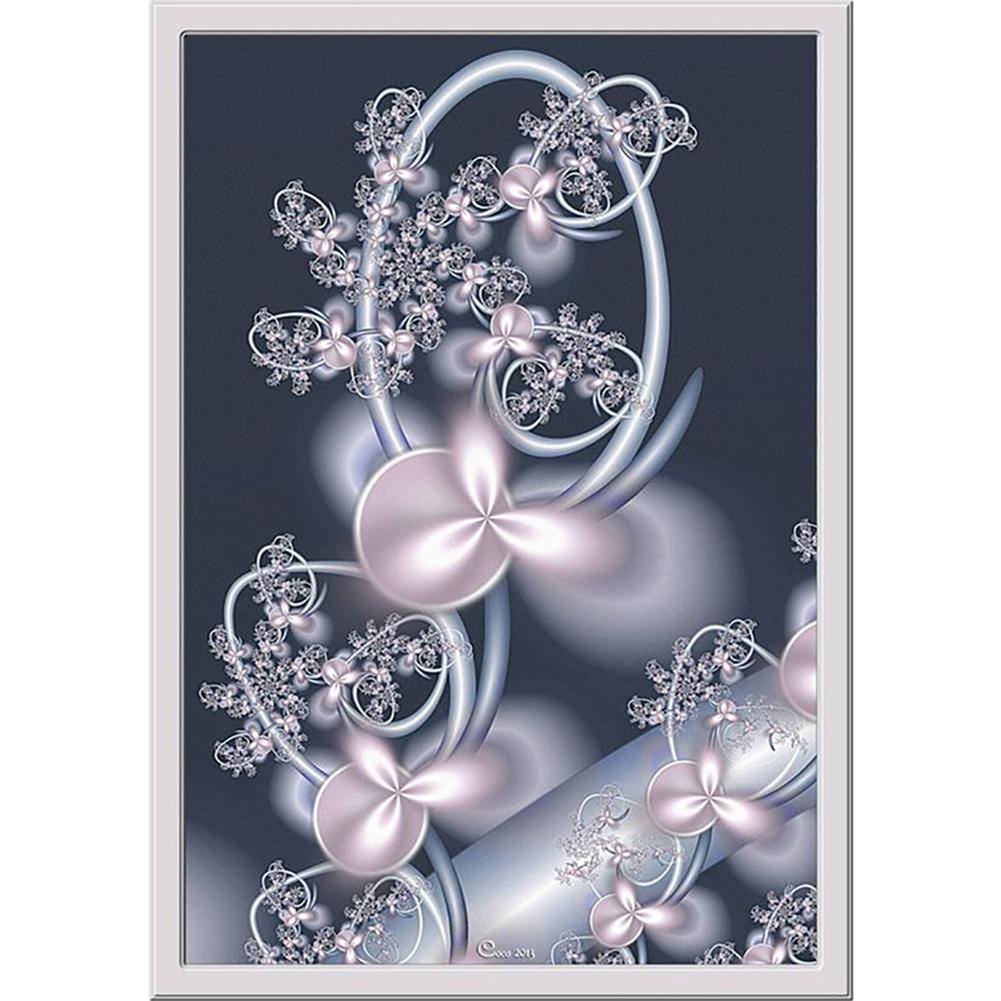 Abstract - Full Drill Round Drill - 40x30cm