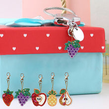 Load image into Gallery viewer, 5pcs Fruit DIY Keychain
