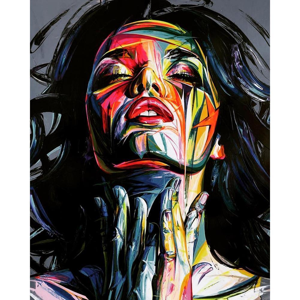 Girl  - Full Drill Round Drill - 30x40cm