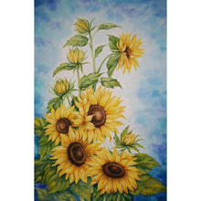 Load image into Gallery viewer, Flowers  - Full Drill Round Drill - 30x40cm
