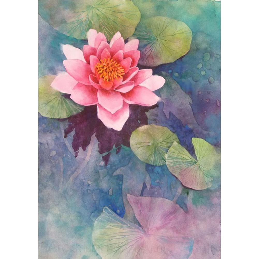 Flowers  - Full Drill Round Drill - 30x40cm