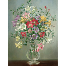 Load image into Gallery viewer, Flowers  - Full Drill Round Drill - 30x40cm
