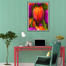Load image into Gallery viewer, Flowers  - Full Drill Round Drill - 30x40cm
