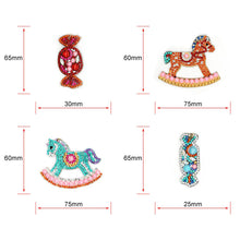 Load image into Gallery viewer, 4pcs Trojan Candy DIY Keychain
