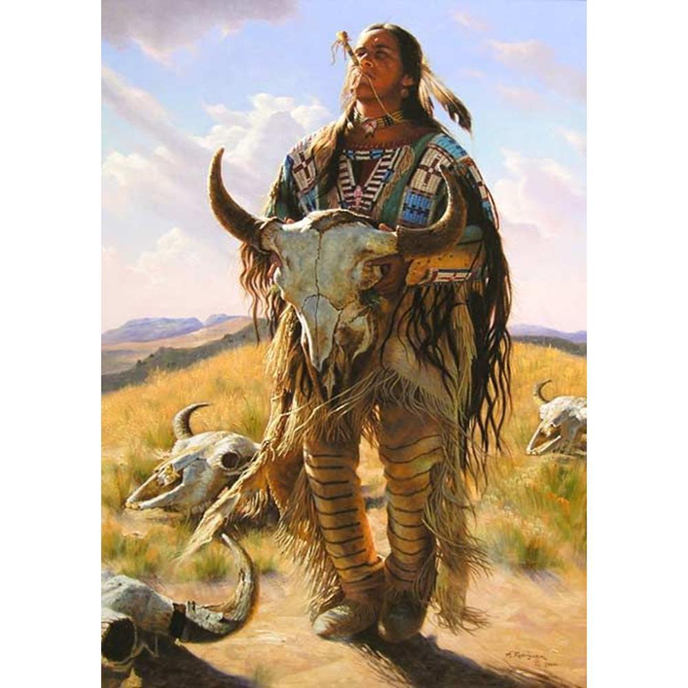 Indian  - Full Drill Round Drill - 30x40cm