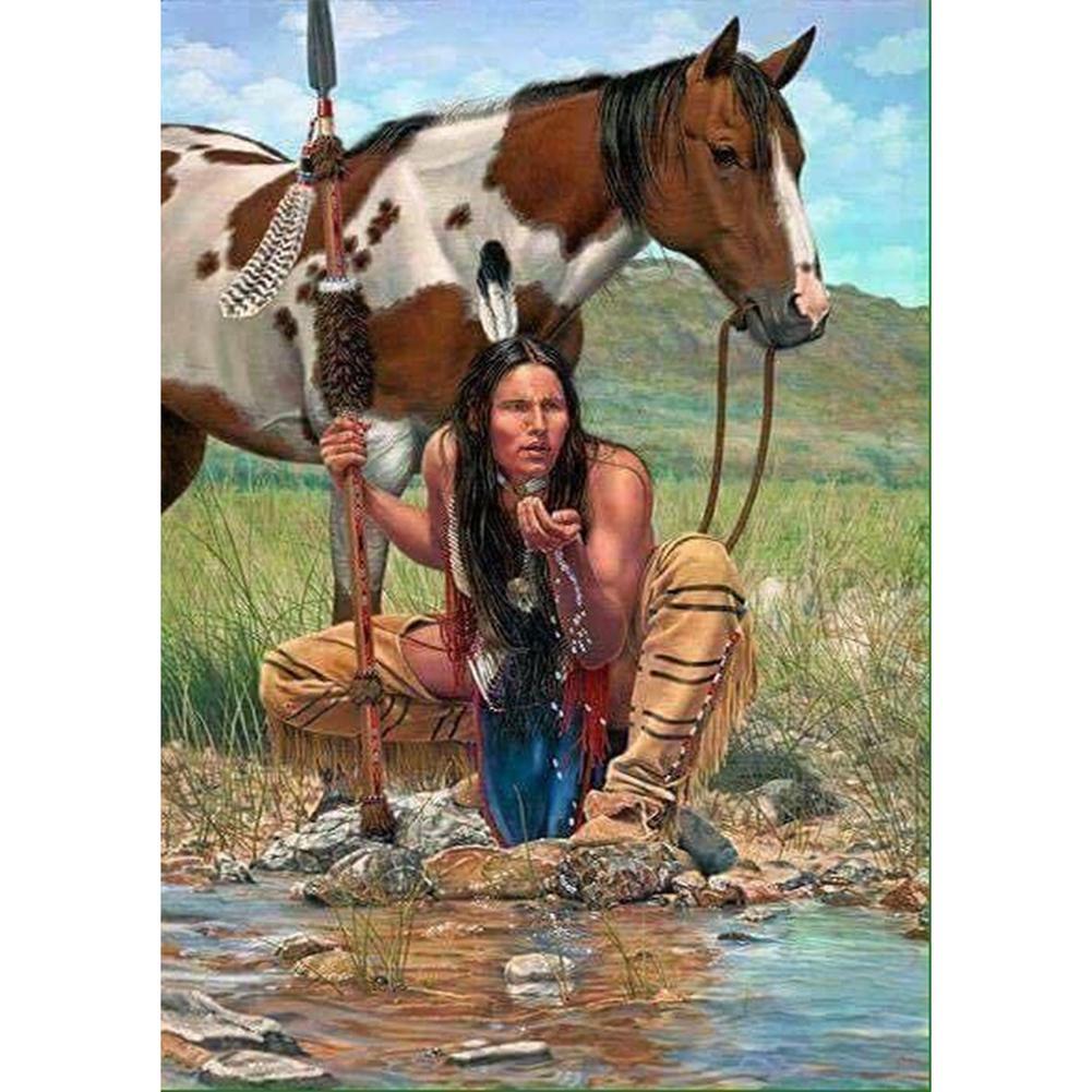 Indian  - Full Drill Round Drill - 30x40cm