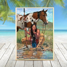 Load image into Gallery viewer, Indian  - Full Drill Round Drill - 30x40cm
