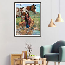 Load image into Gallery viewer, Indian  - Full Drill Round Drill - 30x40cm
