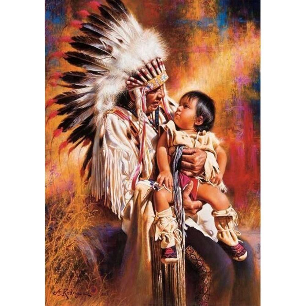 Indian  - Full Drill Round Drill - 30x40cm