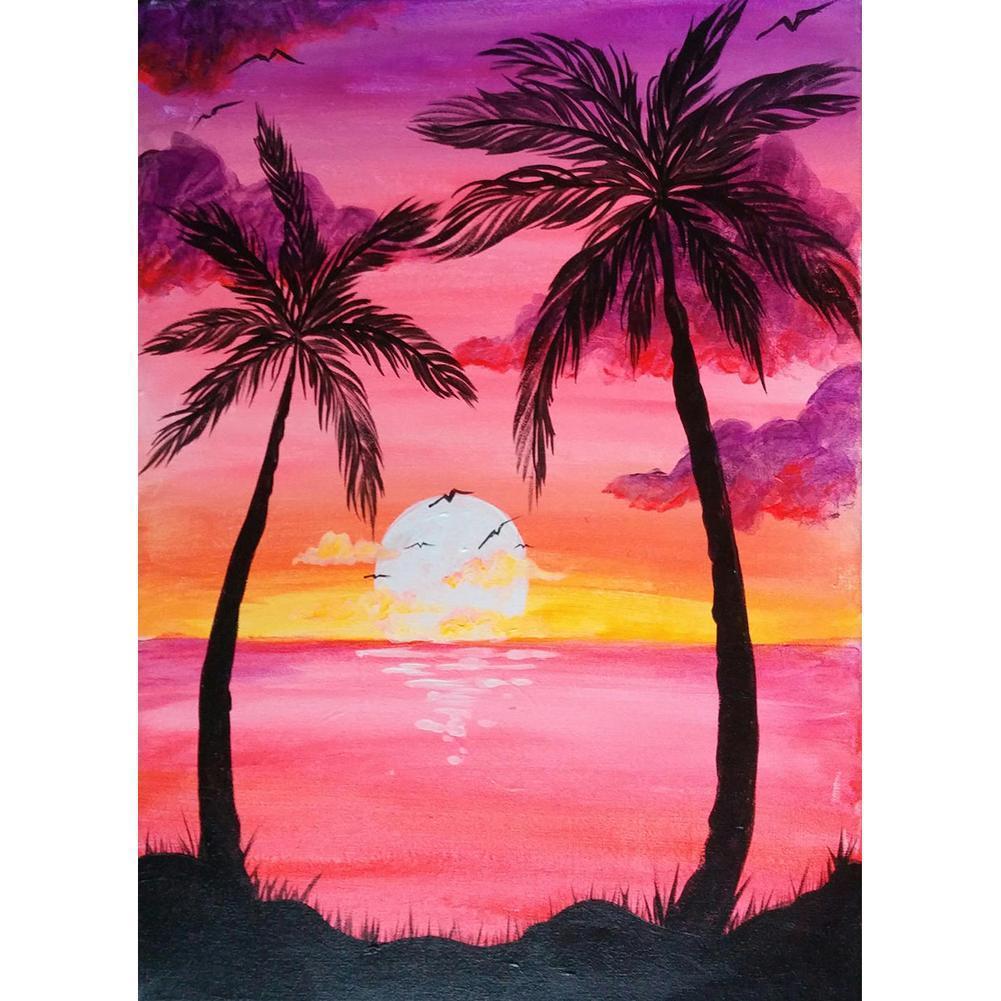 Sea View  - Full Drill Round Drill - 30x40cm