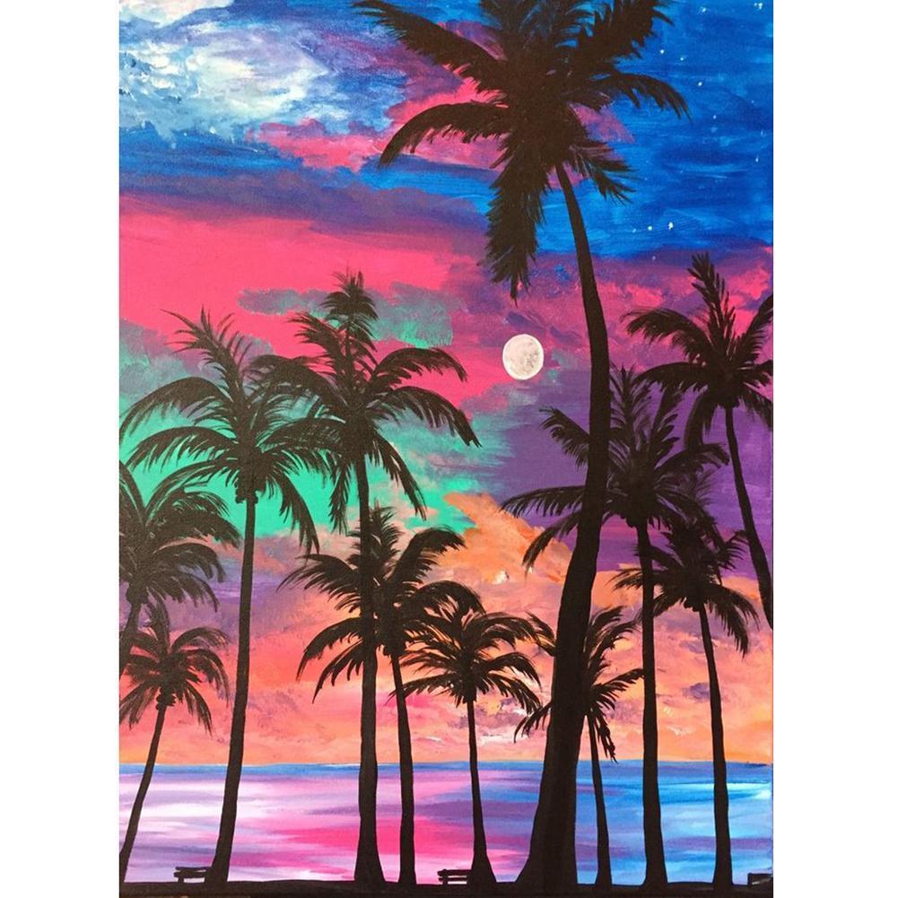 Sea View  - Full Drill Round Drill - 30x40cm