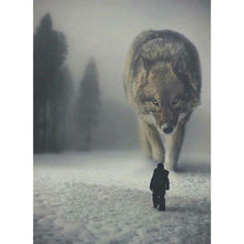 Load image into Gallery viewer, Wolf  - Full Drill Round Drill - 30x40cm
