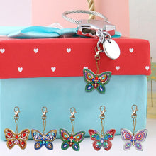 Load image into Gallery viewer, 5pcs Butterfly DIY Keychain
