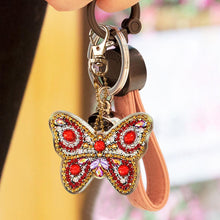 Load image into Gallery viewer, 5pcs Butterfly DIY Keychain
