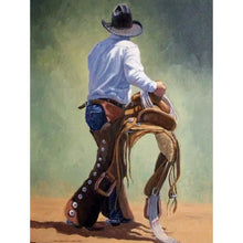 Load image into Gallery viewer, Cowboy  - Full Drill Round Drill - 30x40cm
