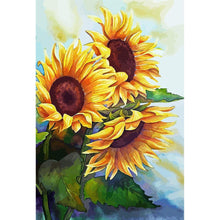 Load image into Gallery viewer, Sunflower  - Full Drill Round Drill - 30x40cm
