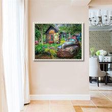 Load image into Gallery viewer, Car Scenery  - Full Drill Round Drill - 40x30cm
