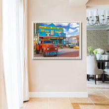 Load image into Gallery viewer, Car Scenery  - Full Drill Round Drill - 40x30cm
